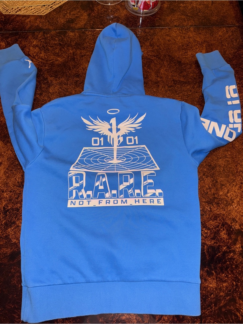 Puma La Melo Ball blue R.A.R.E. Hoodie
